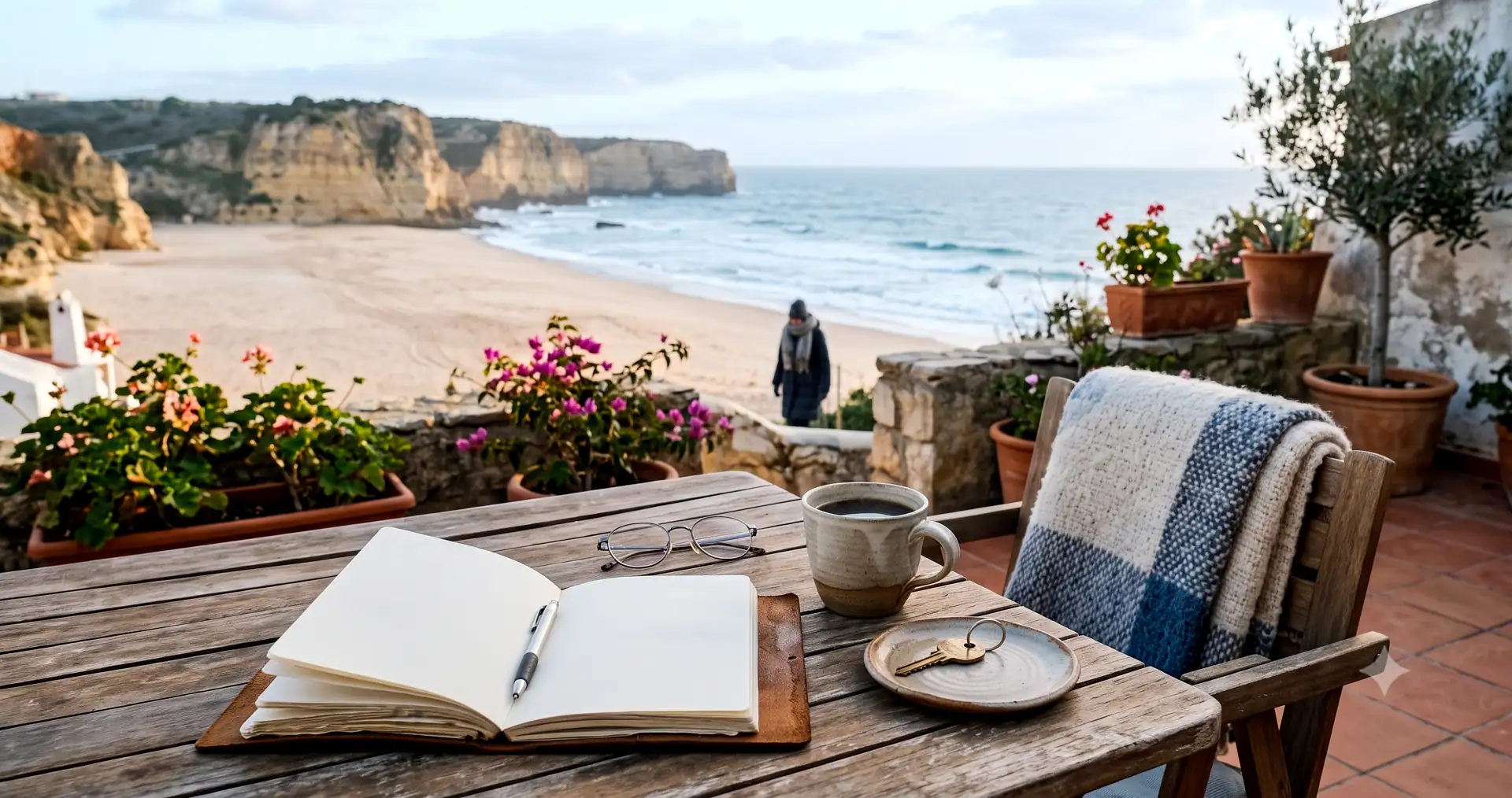 The Case for a Winter Month in the Algarve — AI-generated illustration