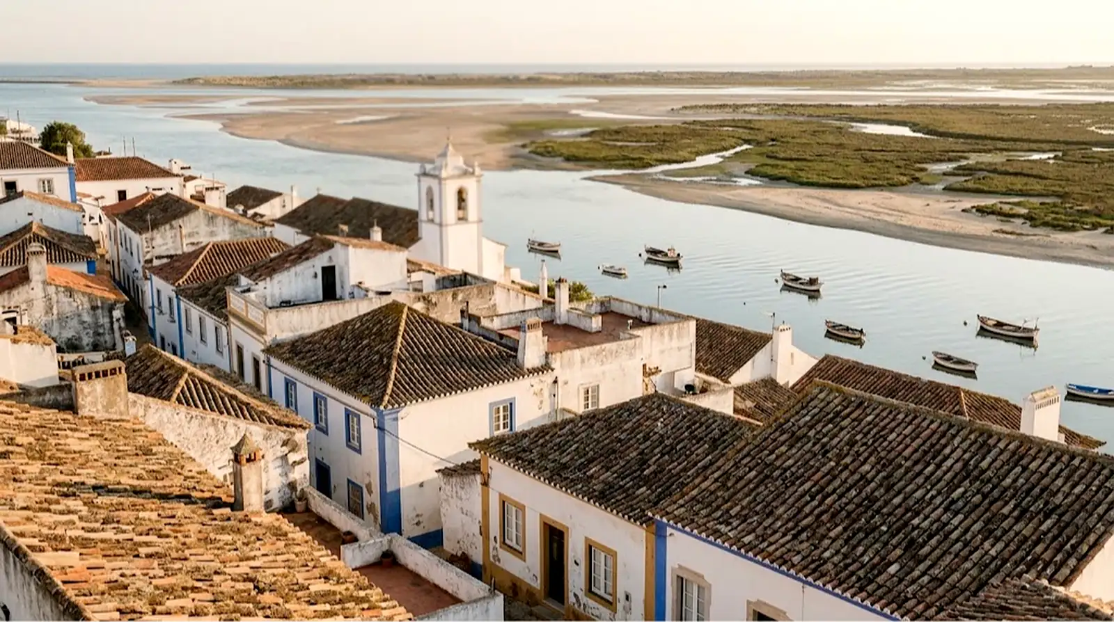 Which Is the Prettiest Town in the Algarve? — AI-generated illustration